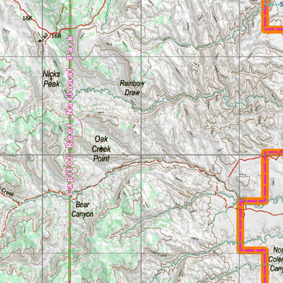 UT Henry Mtns (bison) 637 Topo Preview 3