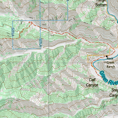 UT Nine Mile Gray Canyon 821 Topo Preview 3