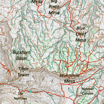 UT La Sal La Sal Mtns 617 Topo Preview 3