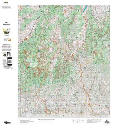 UT Mt Dutton Paunsaugunt 453 Topo Preview 1