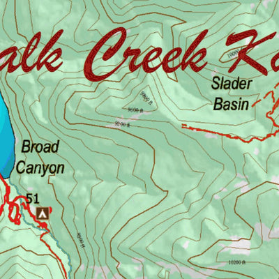 UT Chalk Creek Kamas Uintas 102 Topo Preview 2