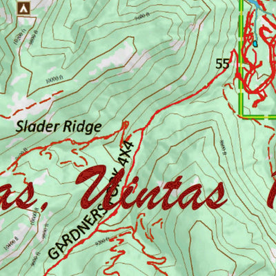 UT Chalk Creek Kamas Uintas 102 Topo Preview 3