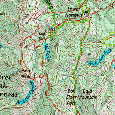 UT Oquirrh Stansbury Topo 622 Preview 3