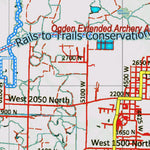 UT Ogden Extended Archery Area 280 Topo Preview 2