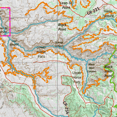 UT San Juan Bull Elk 183 Topo Preview 2