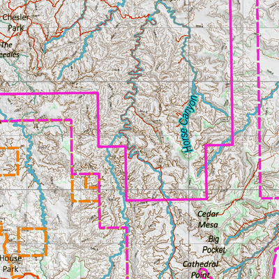 UT San Juan Bull Elk 183 Topo Preview 3