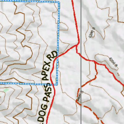 UT Pine Valley Virgin River 306 Topo Preview 2