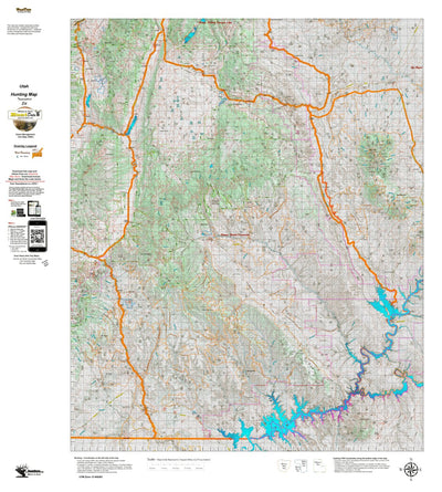 UT Plateau Boulder Kaiparowits Topo 455 Preview 1