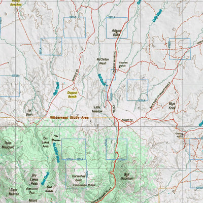UT San Rafael Desert 443 Topo Preview 2