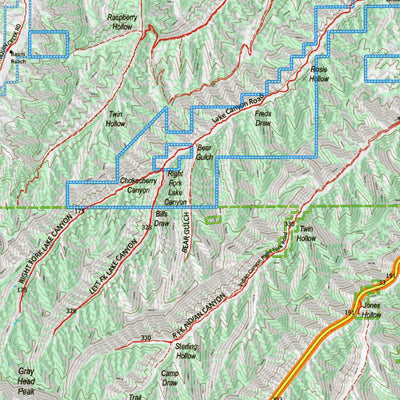 UT Nine Mile 615 Topo Preview 3