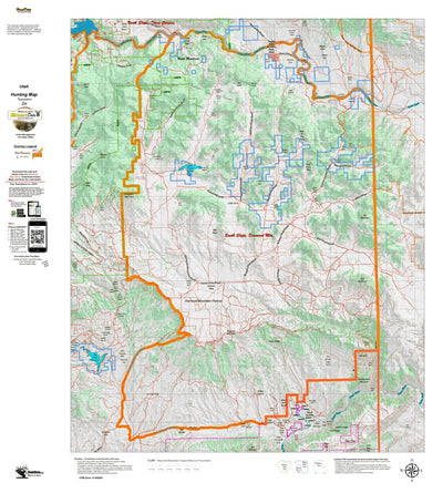 UT South Slope Diamond Mtn Topo 60k Preview 1