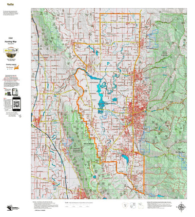 UT West Cache Extended Archery Area 313 Topo Preview 1