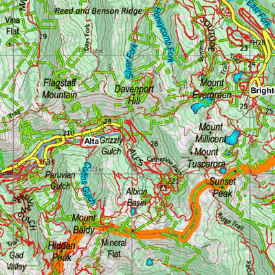 UT Wasatch Front Extended Archery Area 282 Topo Preview 3