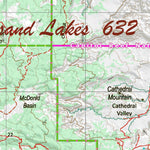 UT Plateau Thousand Lakes 632 Topo Preview 2
