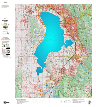 UT Utah Lake Extended Archery Area 109 Topo Preview 1