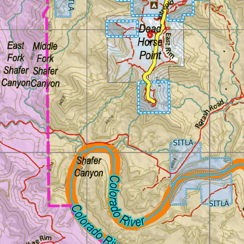 UT San Juan Lockhart 307 Hybrid MDeer Map by Utah HuntData LLC | Avenza ...