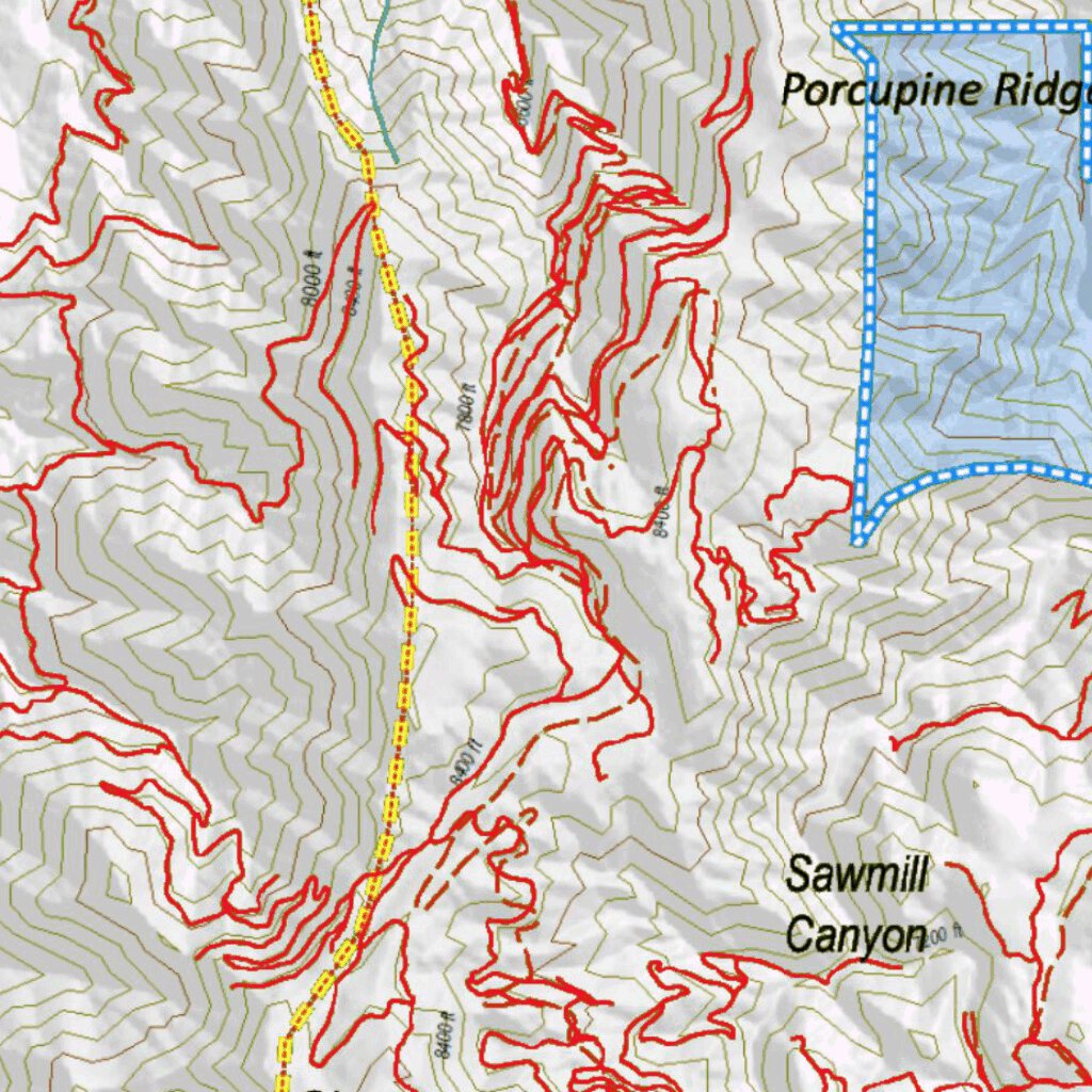 UT Cache South 303 Hybrid Elk Map by Utah HuntData LLC | Avenza Maps
