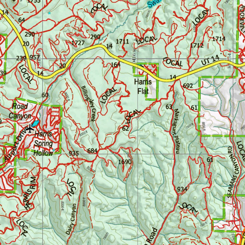 UT Paunsaugunt 163 Hybrid Elk Map by Utah HuntData LLC | Avenza Maps