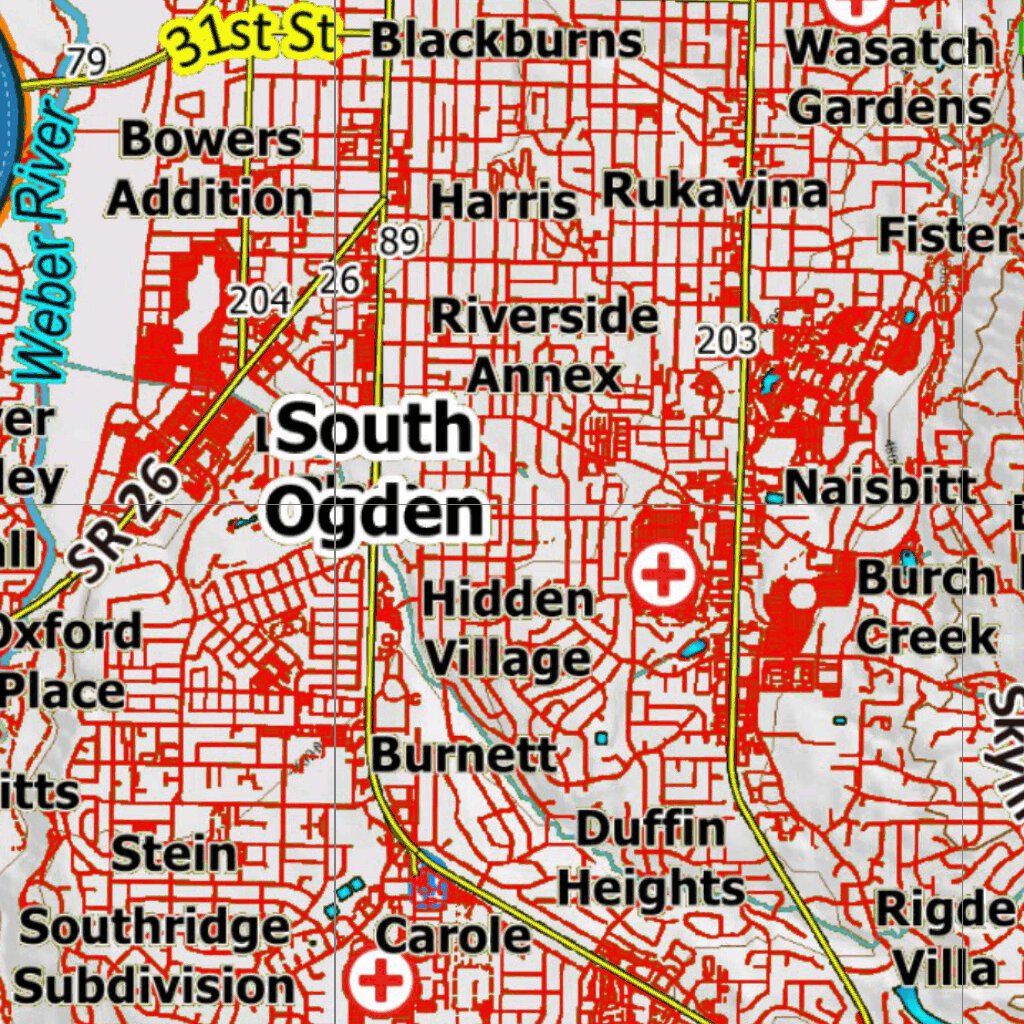 UT Ogden Hybrid elk 609 Map by Utah HuntData LLC | Avenza Maps