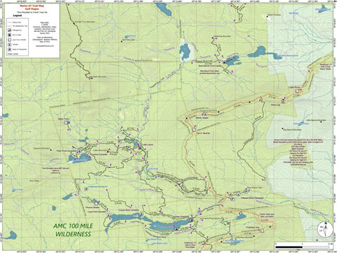 Maine AT Trail Map #12: Gulf Hagas Preview 1