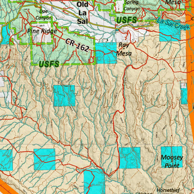 UT San Juan Abajo Mtns 618 Land Ownership Hybrid Preview 3