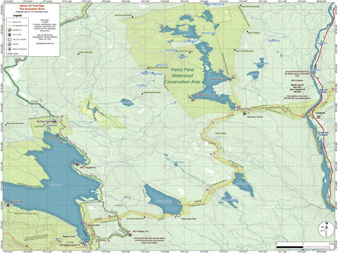 Maine AT Trail Map #8: The Kennebec River Preview 1
