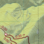 Yasuto-yama 安戸山 Hiking Map (Kanto, Japan) 1:20,000 Preview 2