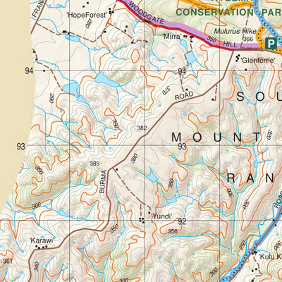 Heysen Trail map 1d - Mount Cone to Kuitpo Forest Preview 2