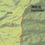 Sobo-san 祖母山 Hiking Map (Kyushu, Japan) 1:25,000 Preview 2