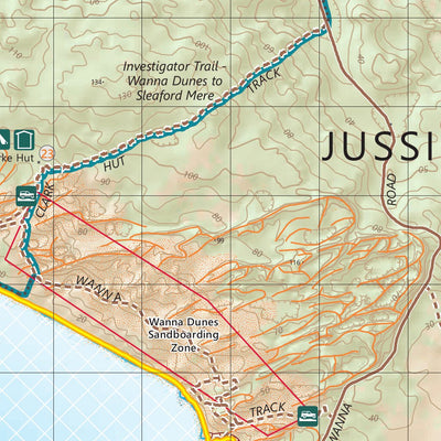 Lincoln National Park Main Bushwalking Map Preview 3