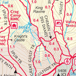 AMC White Mountains Trail Map 1: Presidential Range Preview 3