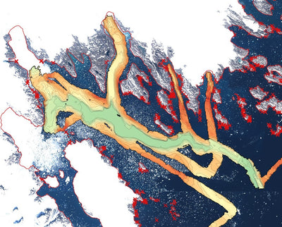 East Greenland bathymetry map bundle Preview 2