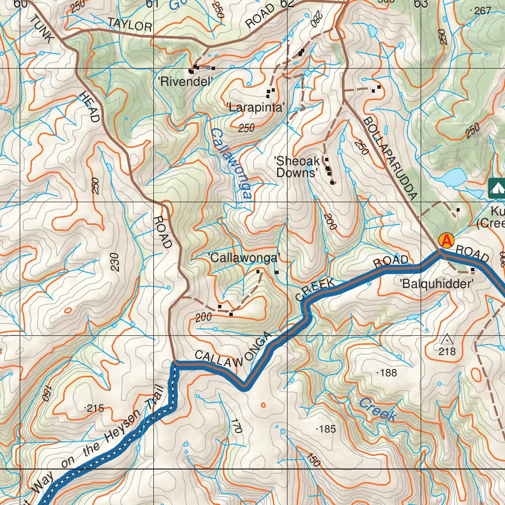 Heysen Trail Map 1b - Tunkalilla Beach to Victor Harbor by