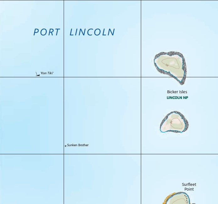 Lincoln National Park Bushwalking Map By Mapland - Department For ...