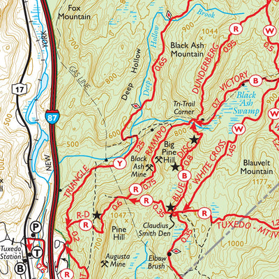 Harriman-Bear Mountain (South - Map 118) : 2023 : Trail Conference Preview 3