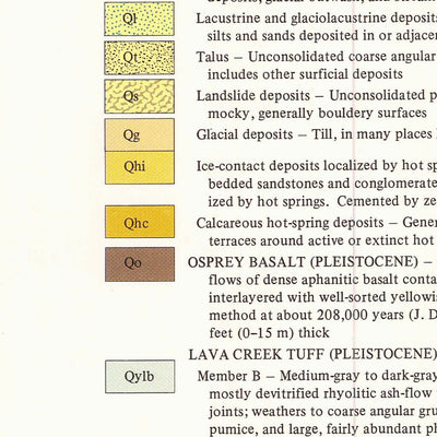 Geologic map of the Abiathar Peak quadrangle, Yellowstone National Park, Wyoming and Montana Preview 2