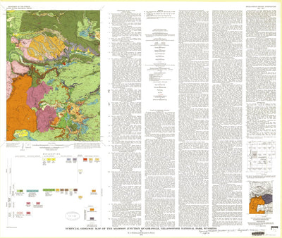 Surficial geologic map of the Madison Junction quadrangle, Yellowstone National Park, Wyoming Preview 1