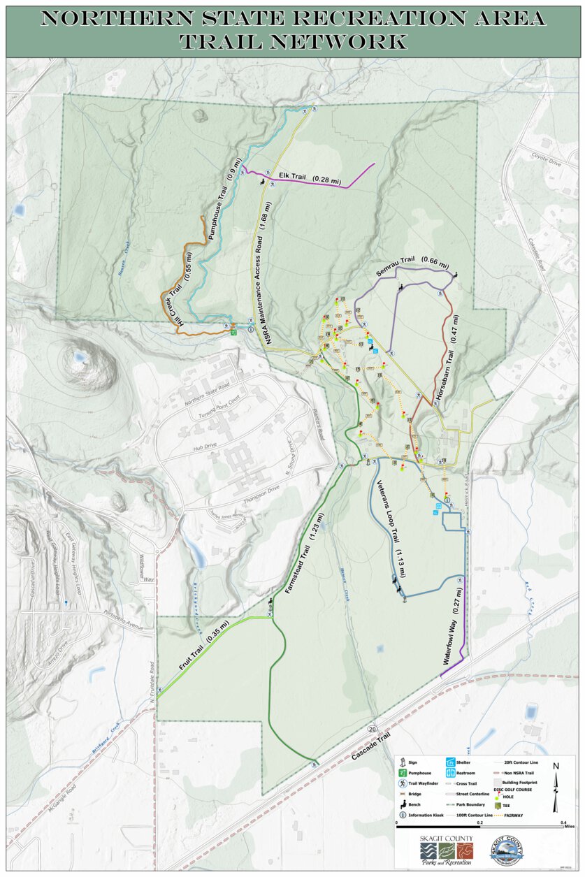 NSRA Trail Network Map by Skagit County GIS | Avenza Maps
