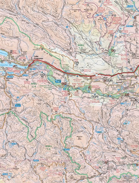 VIBC10 Lake Cowichan - Vancouver Island BC Topo Preview 1