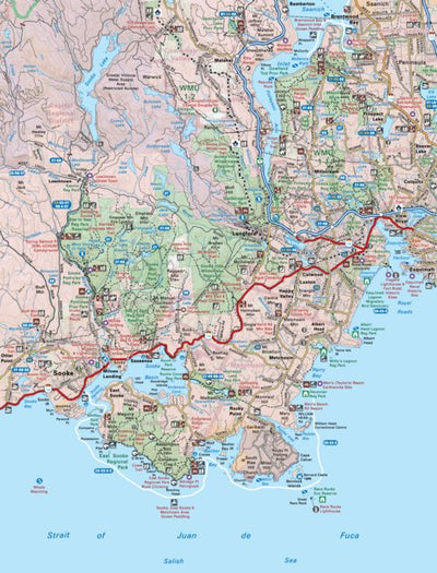 VIBC04 Sooke - Vancouver Island BC Topo Preview 1