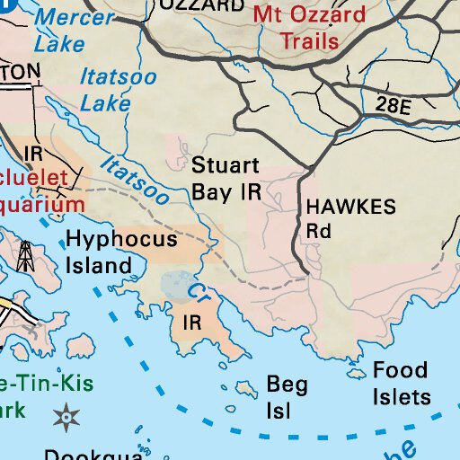 VIBC06 Ucluelet - Vancouver Island BC Topo Map by Backroad Mapbooks ...