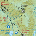 VIBC33 Upper Campbell Lake - Vancouver Island BC Topo Preview 3