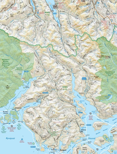 VIBC37 Kyuquot - Vancouver Island BC Topo Preview 1