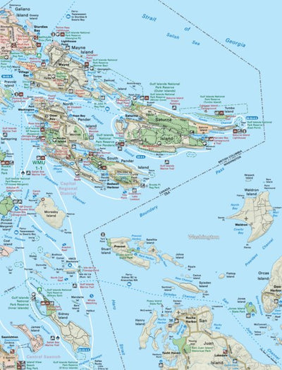 VIBC12 Saturna Island - Vancouver Island BC Topo Preview 1