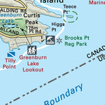 VIBC12 Saturna Island - Vancouver Island BC Topo Preview 2