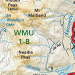 VIBC15 Kennedy Lake - Vancouver Island BC Topo Preview 2