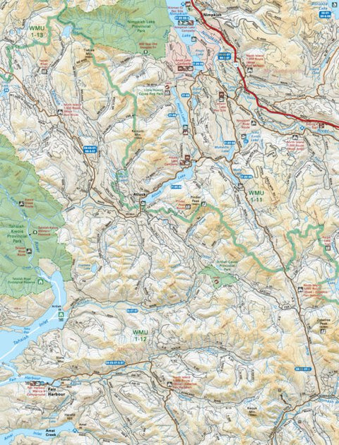 VIBC38 Nimpkish - Vancouver Island BC Topo Preview 1