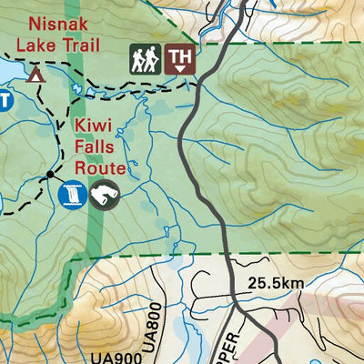 VIBC40 Schoen Lake Provincial Park - Vancouver Island BC Topo Preview 2