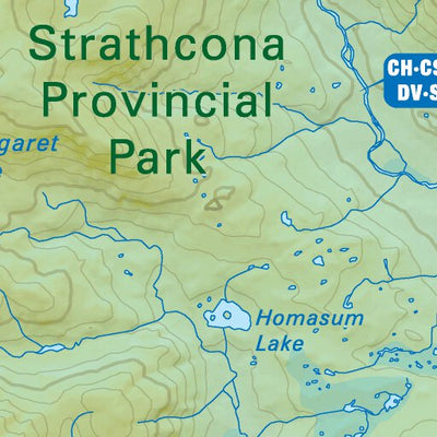 VIBC25 Della Falls - Vancouver Island BC Topo Preview 2