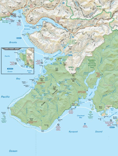VIBC36 Brooks Peninsula - Vancouver Island BC Topo Preview 1